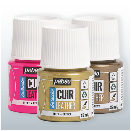 Produktbild - Pebeo Setacolor CUIR Lederfarben Effekt