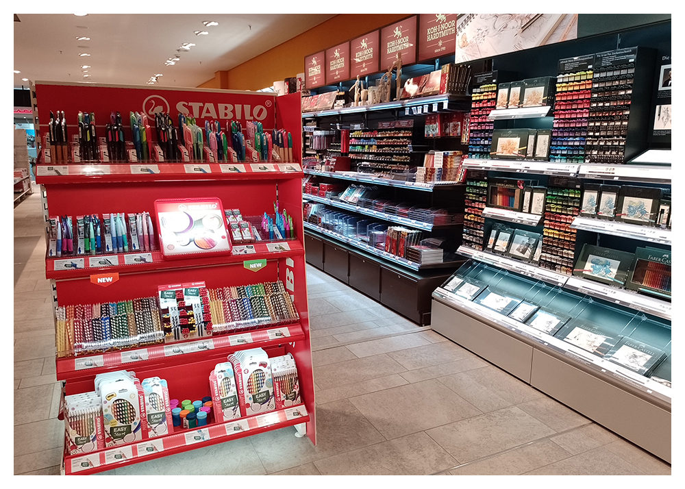 Filiale Erfurt - Stabilo, Faber Castell und Koh-I-Noor