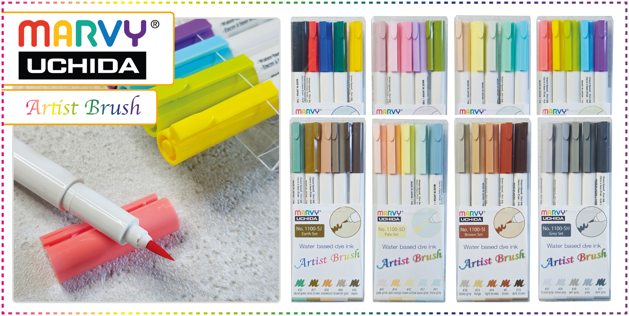 Marvy uchida Artist Brush - Link f&uuml;hrt zu unserem Onlineshop